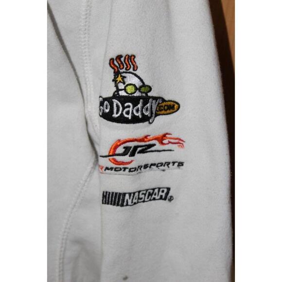 Danica Patrick Sweater Womans Large White Nascar Chase Authentics All Embroider - Picture 5 of 10